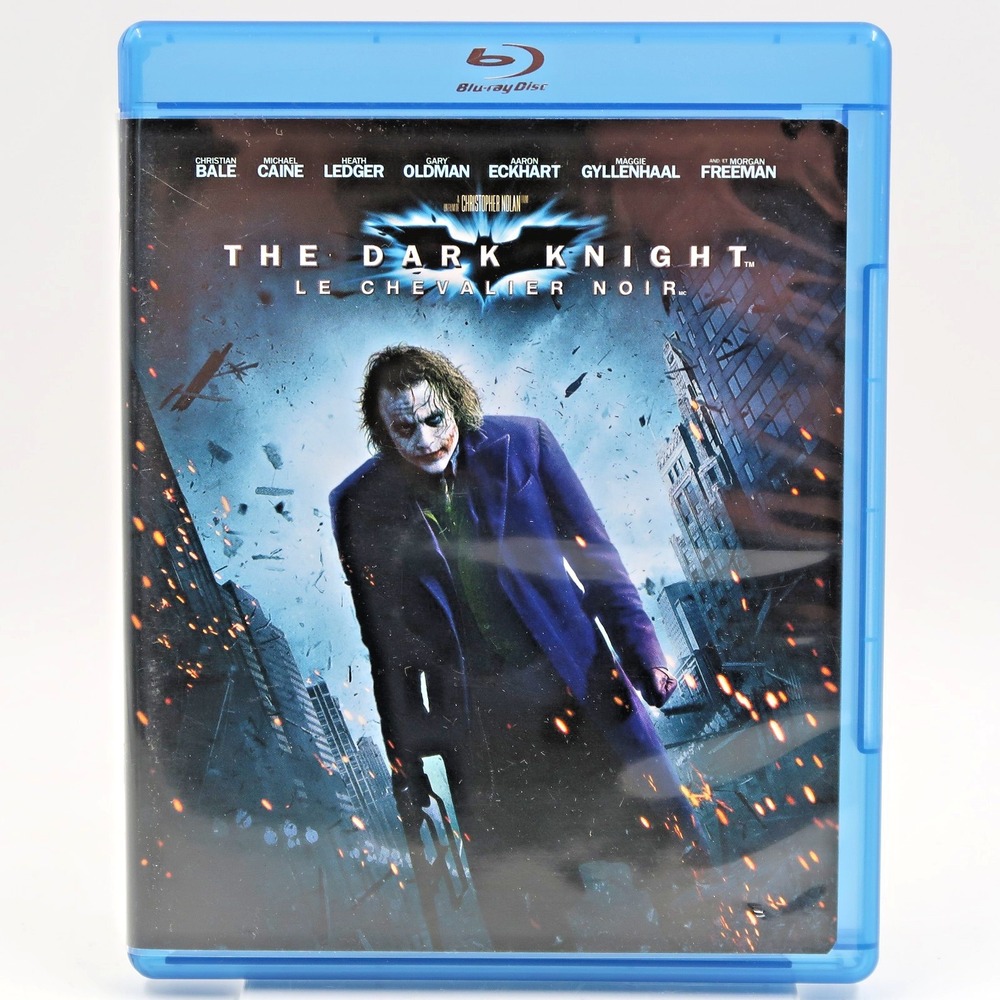 The Dark Knight [Blu-ray] Christian Bale Heath Ledger Michael Caine 2008